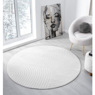 Pyöreä Bella Spin Offwhite