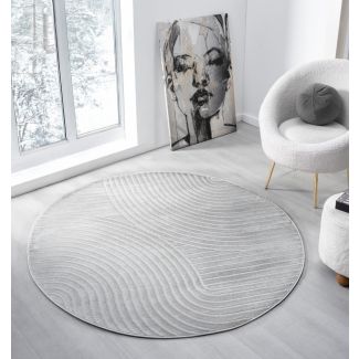 Pyöreä Bella Spin Harmaa