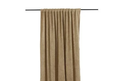 Huoneenpimentävä Samettiverho 2-pack Kristallglans Hieka