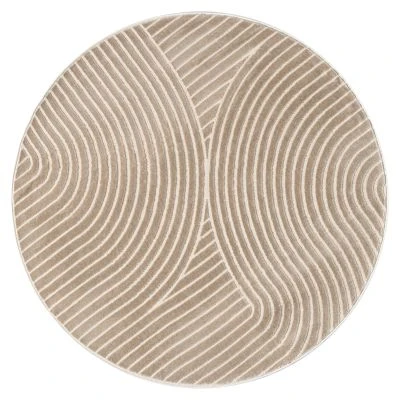 Pyöreä Bella Spin Tumman Beige