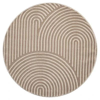Pyöreä Bella Zen Tumman Beige