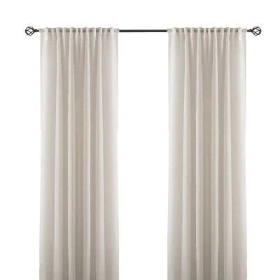 Ellinor Pellava 2x135x250 cm Pellavaverhokangas-ilme 2-pakka