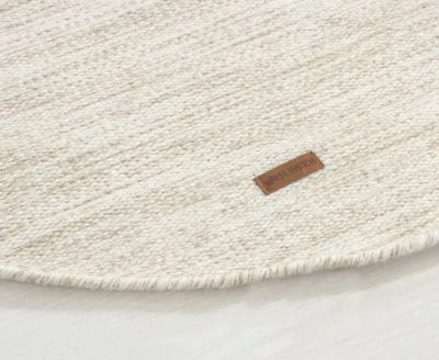 Pyöreä Lunda Beige
