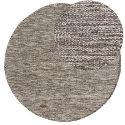 Pyöreä Lunda Harmaa beige