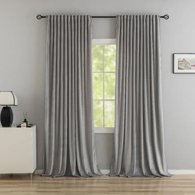 Samettiverho 2-pack Mathilde Hopea
