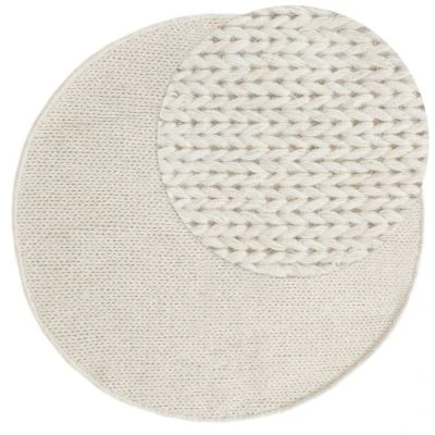 Pyöreä Mellby Offwhite