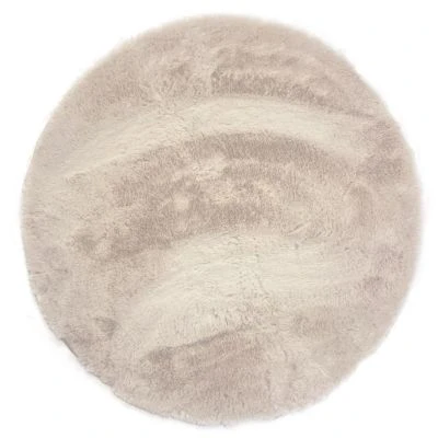 Pyöreä Rabbit Eco Vaalean Beige