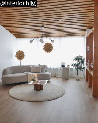 Pyöreä Rabbit Eco Vaalean Beige