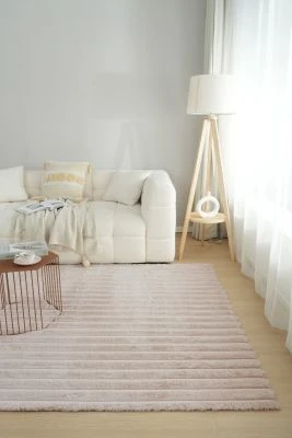 Pestävä Turkismatto Rabbit Stripe Vaalean Beige