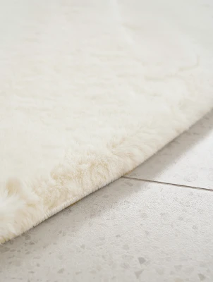 Pyöreä Rabbit Eco Offwhite