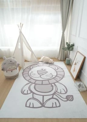 Lastenmatto Zappy Lion Kermanvärinen