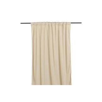 Lavendelvind Beige 2x135x250 cm Samettiverho 2-pack