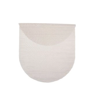 Hilda Ovaali Valkoinen Ryijymatto