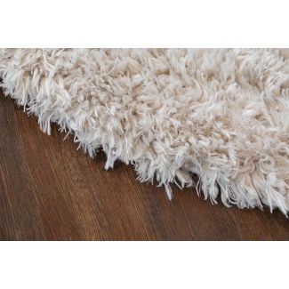 Pyöreä Barbet Valkoinen Ryijymatto