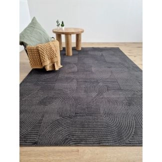 Galio Beat Grafit Tvättbar Matta