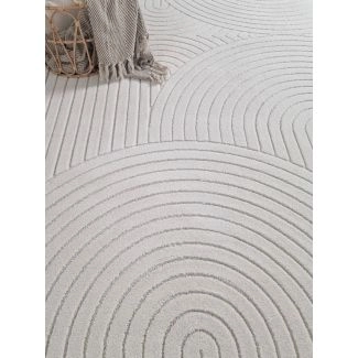 Juoksija Lior Valkoinen Wilton-matto