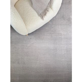 Galio Beat Grå Tvättbar Matta