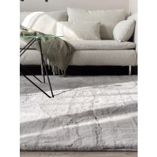 Mjuk Päls-look Matta Eiderelle Grå