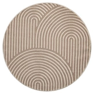 Pyöreä Bella Zen Tumman Beige