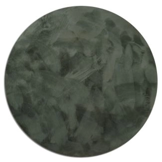 Pyöreä Cat Vihreä Pestävä Turkismatto