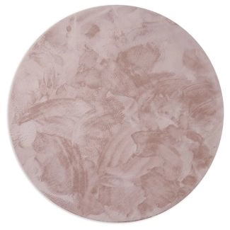 Pyöreä Cat Vaaleanpunainen Pestävä Turkismatto