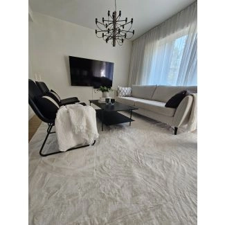 Cat Valkoinen Neliö 240 cm Pestävä Turkismatto