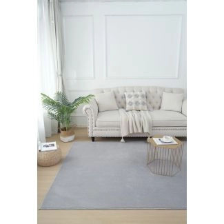 Pestävä Ryijymatto Comfy Hopea
