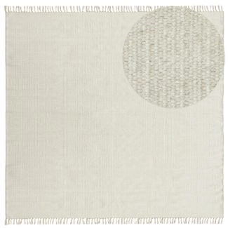 Kvadrat matta Dalen Offwhite