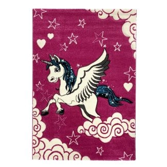 Diamond Unicorn Vaaleanpunainen Lastenmatto