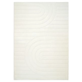 Pestävä Pehmeä Ryijymatto Fuzzy Lumo Offwhite