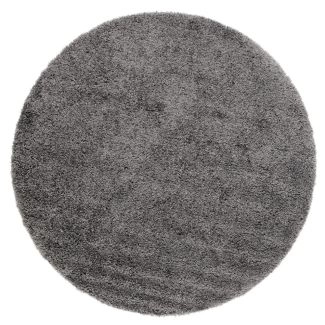 Pyöreä Komon Antrasiitti Ryijymatto