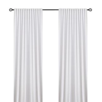 Samettiverho 2-pack Mathilde Valkoinen