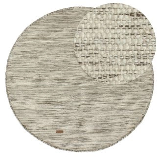 Pyöreä Norrsken Taupe Villamatto