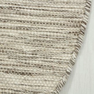 Pyöreä Norrsken Taupe Villamatto