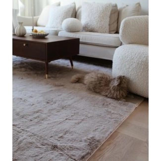 Neliö Rabbit Eco Taupe Turkismatto