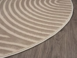 Pyöreä Bella Zen Tumman Beige