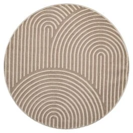 Pyöreä Bella Zen Tumman Beige