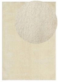 Pestävä Pehmeä Ryijymatto Cloudy Vaalean Beige
