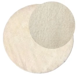 Pyöreä Cloudy Vaalean Beige
