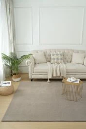 Pestävä Ryijymatto Comfy Harmaa beige