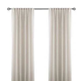 Ellinor Pellava 2x135x250 cm Pellavaverhokangas-ilme 2-pakka