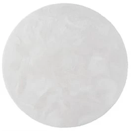 Pyöreä Fluffy Offwhite