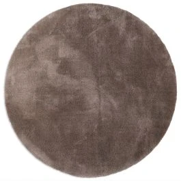 Pyöreä Fluffy Taupe