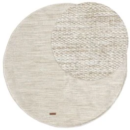 Pyöreä Lunda Beige