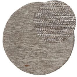 Pyöreä Lunda Harmaa beige