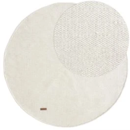 Pyöreä Lunda Offwhite