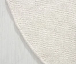 Pyöreä Lunda Offwhite
