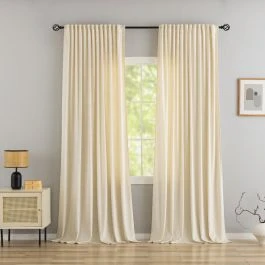 Samettiverho 2-pack Mathilde Beige
