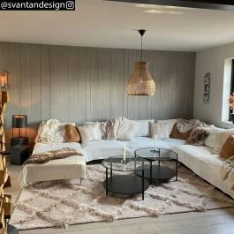 Villamatto-look Moody Flo Beige