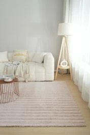 Pestävä Turkismatto Rabbit Stripe Vaalean Beige